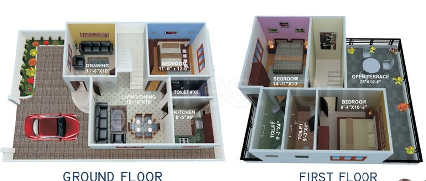 Floor Plan - Duplex 150